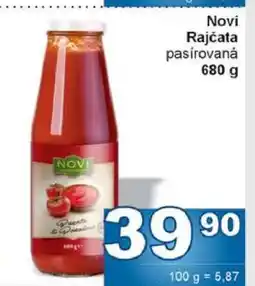Jip Novi rajčata pasírovaná nabídka