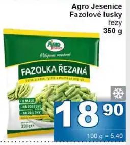 Jip Agro Jesenice Fazolové lusky řezy nabídka