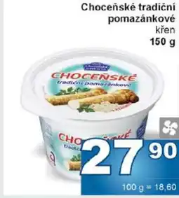 Jip Choceňské tradiční pomazánkové křen nabídka