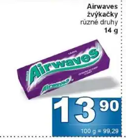 Jip Airwaves Žvýkačky nabídka