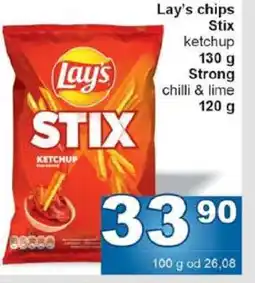 Jip LAY’S CHIPS/STIX nabídka