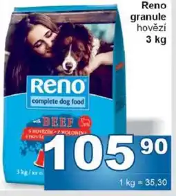 Jip Reno granule hovězí 3 kg nabídka