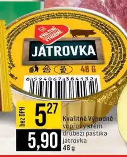 Jip Kvalitně Výhodně vepřový krém drůbeží paštika játrovka nabídka