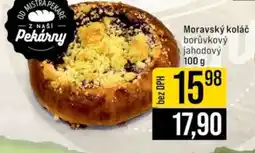 Jip Moravský koláč borůvkový jahodový nabídka