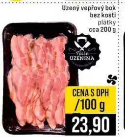 Jip Uzený vepřový bok bez kosti plátky cca 200 g nabídka