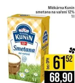 Jip Mlékárna Kunín Smetana na vaření 12% nabídka