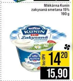 Jip Mlékárna Kunín zakysaná smetana 15 % nabídka