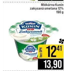 Jip Mlékárna Kunín zakysaná smetana 12 % nabídka