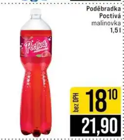 Jip Poděbradka Poctivá malinovka nabídka