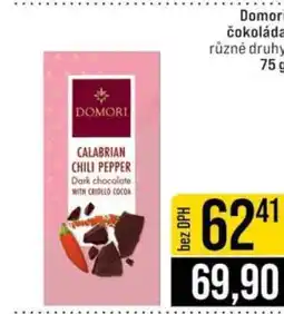 Jip Domori čokoláda nabídka