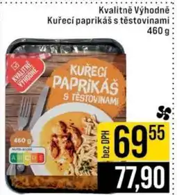 Jip Kvalitně Výhodně kuřecí paprikáš s těstovinami nabídka