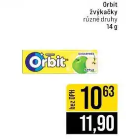 Jip Orbit žvýkačky nabídka