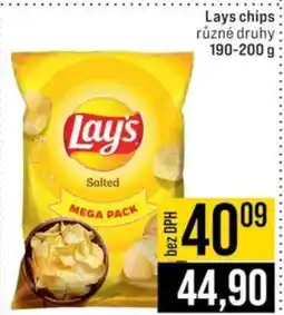 Jip Lays chips nabídka