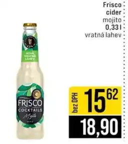 Jip Frisco Cider nabídka