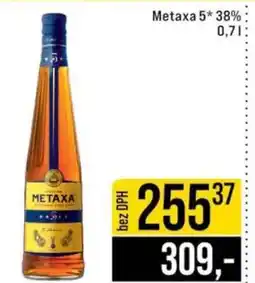 Jip Metaxa 5 .38 0,7L nabídka