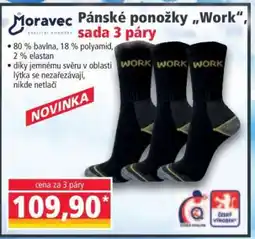 Norma Pánské ponožky „Work“, sada 3 páry nabídka