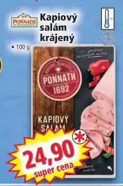 Norma Kapiový salám krájený nabídka