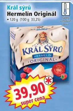 Norma Král sýrů Hermelín originál nabídka
