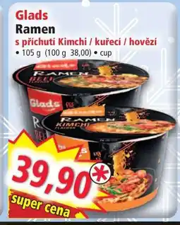 Norma Glads Ramen nabídka