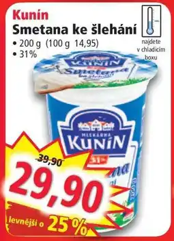 Norma Kunín Smetana ke šlehání nabídka