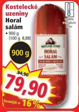 Norma Kostelecké uzeniny Horal Salám nabídka