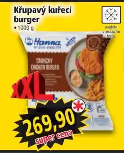 Norma Křupavý kuřecí burger nabídka