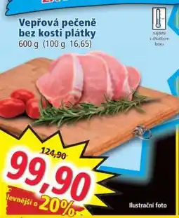 Norma Vepřová pečeně bez kosti, plátky nabídka
