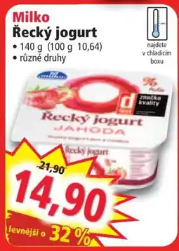 Norma Milko Řecký jogurt nabídka