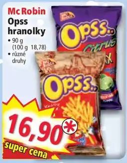 Norma Mc Robin Opss hranolky nabídka