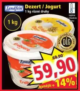 Norma Landfein Dezert / Jogurt nabídka