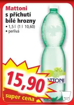 Norma Mattoni s příchutí bílé hrozny nabídka