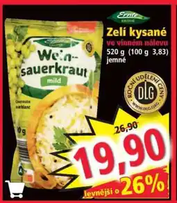 Norma Zelí kysané ve vinném nálevu nabídka