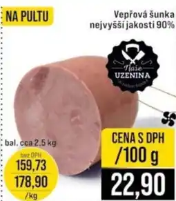 Jip Vepřová šunka nejvyšší jakosti 90%: nabídka