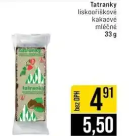 Jip Tatranky lískooříškové kakaové mléčné nabídka
