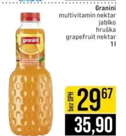 Jip Granini multivitamin nektar jablko hruška grapefruit nektar nabídka