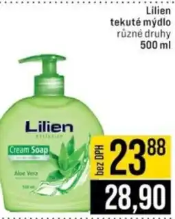 Jip Lilien tekuté mýdlo nabídka