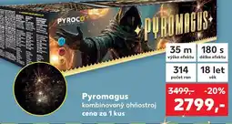 Kaufland Pyromagus kombinovaný ohňostroj nabídka