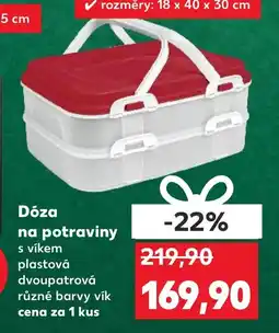 Kaufland Dóza na potraviny nabídka