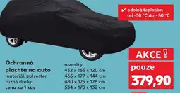 Kaufland Ochranná plachta na auto nabídka