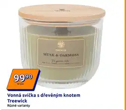 Action Vonná svíčka s dřevěným knotem Treewick nabídka