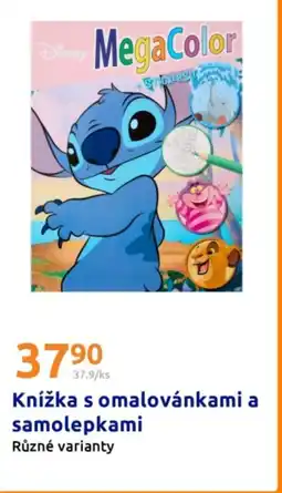 Action Knížka s omalovánkami a samolepkami nabídka