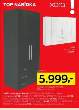 XXXLutz Skříň s otočnými dveřmi nabídka