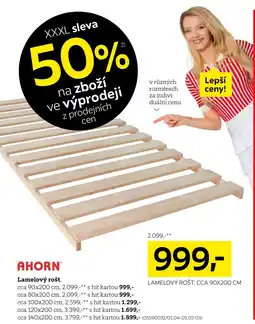 XXXLutz Lamelový rošt nabídka