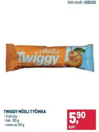 Twiggy müsli tyčinka