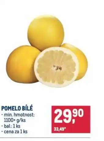 Pomelo bílé