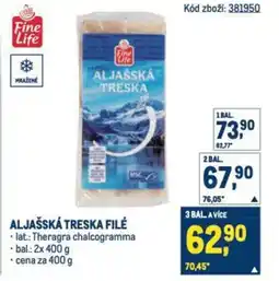 Makro Aljašská treska filé nabídka