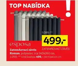 XXXLutz Zatemňovací závěs nabídka