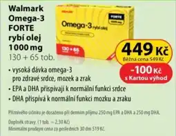 Dr. Max Walmark Omega-3 FORTE rybí olej nabídka