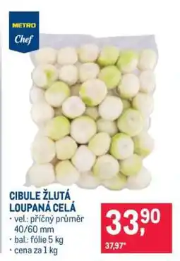 Makro Cibule žlutá loupaná celá nabídka