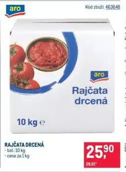 Makro Rajčata drcená nabídka